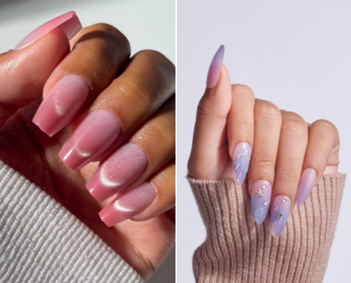 Cute Summer Press-on Nails from Walmart cover photo collage