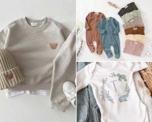 Baby outfit inspo cover photo collage