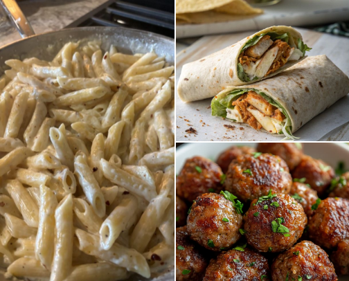 Real meals I cook when I don’t feel like overthinking it cover photo collage
