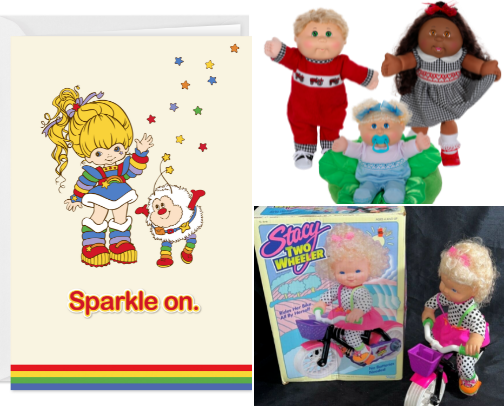 Toys from the 90s cover photo collage