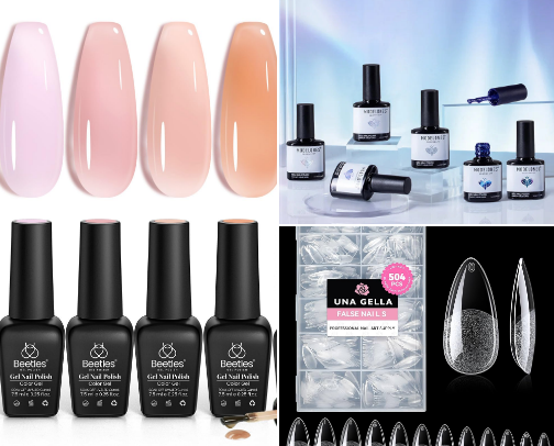 Press-On Nail Must Haves & At-Home Gel Essentials cover photo collage