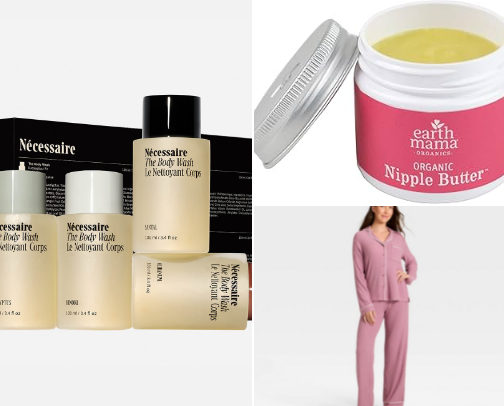 Postpartum must haves 🤱🏼 cover photo collage