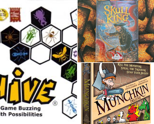 Family Game Night Faves-a little of something for everyone cover photo collage