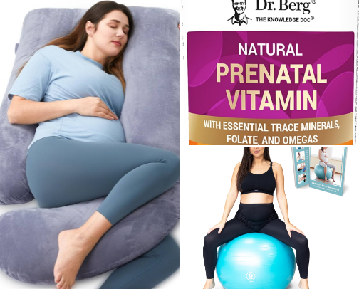 Pregnancy must haves cover photo collage