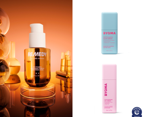 Skincare cover photo collage