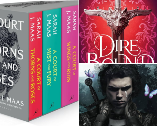 Romantasy starter pack ⚔️ cover photo collage