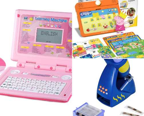 Educational Toys : For Toddlers and Preschoolers cover photo collage