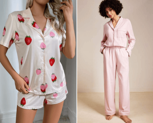 Loungewear & Pajamas cover photo collage