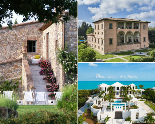 Top 15 Luxury Airbnb Stays for Fall 2025 cover photo collage