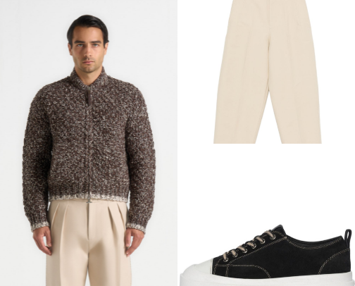 Darel Speckled outfit inspiration cover photo collage