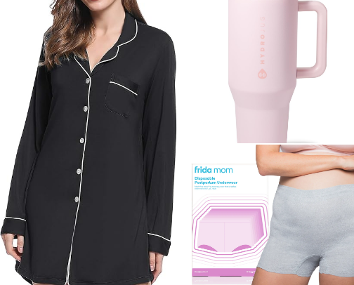 Pregnancy/postpartum must haves! cover photo collage