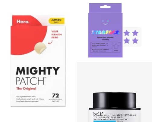 Favorite skincare cover photo collage