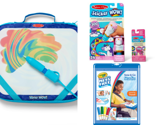 Preschool Travel Activities ✈️ Screen-Free Gifts & Busy Bag Finds cover photo collage