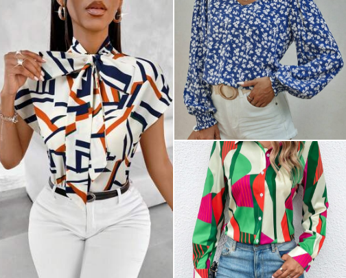 My top list of must  have blouse, T-shirts and tops cover photo collage