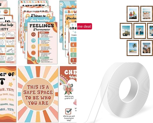 Office decor (inspiration/motivation themed) cover photo collage