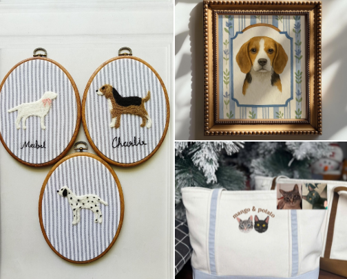 Custom pet items for crazy pet people cover photo collage