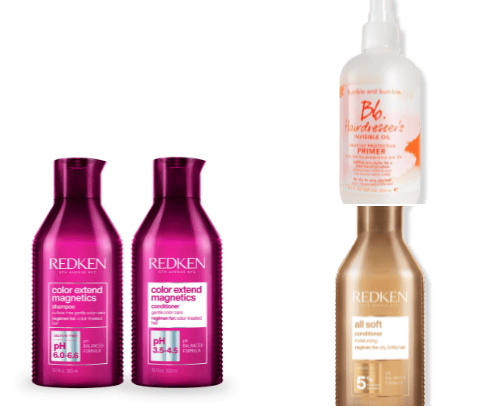 haircare/misc. shower essentials cover photo collage
