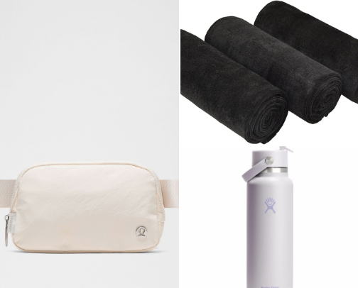 Gym/workout essentials cover photo collage