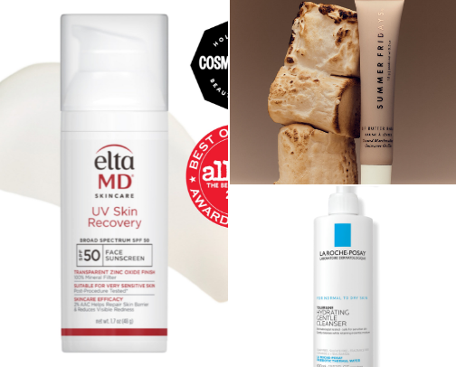 Sky high skincare-skincare keeping you moisturized in the air cover photo collage