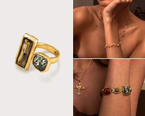 Jewelry cover photo collage