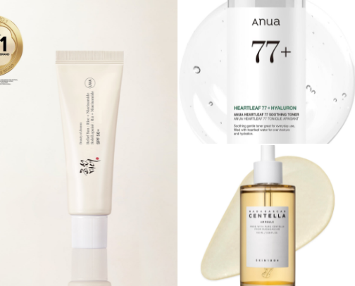 10 Best Korean Skincare for Dry & Sensitive European Skin 🇰🇷 cover photo collage