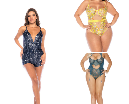 Lingerie and Loungewear cover photo collage