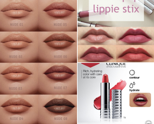 Favorite Lip Products for Every Occasion cover photo collage