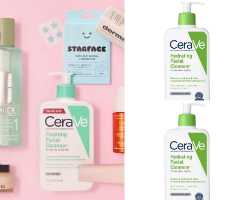Skin care cover photo collage