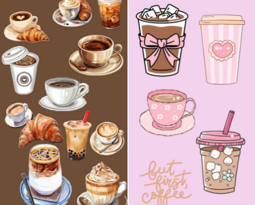 Coffee Essentials☕️🤎 cover photo collage