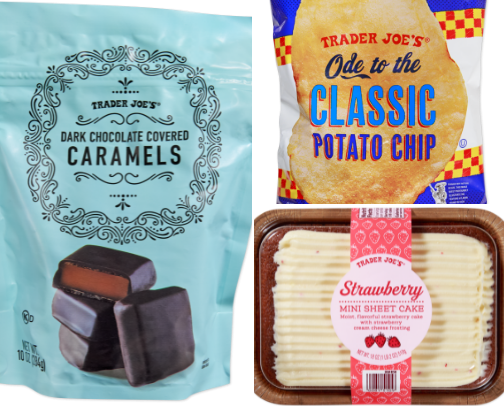Amazing Trader Joe’s snack finds ♥️🍴 cover photo collage
