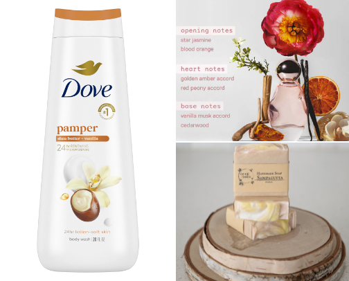 body & laundry recs to smell cozy but clean! cover photo collage