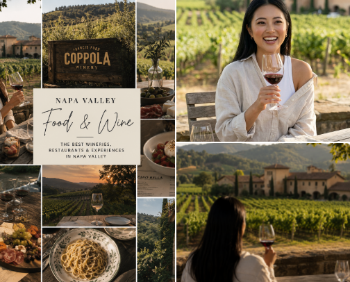 Napa Valley Food & Wine cover photo collage