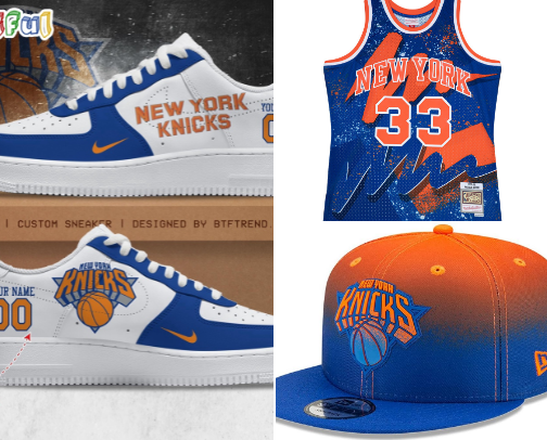 NEW YORK KNICKS MERCH cover photo collage