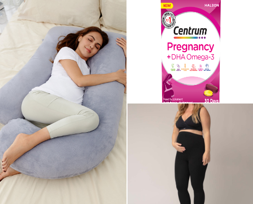 Pregnancy essentials as a second time mum ✨💗 cover photo collage