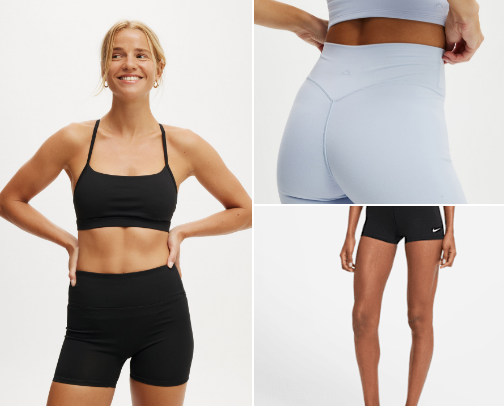 best activewear cover photo collage
