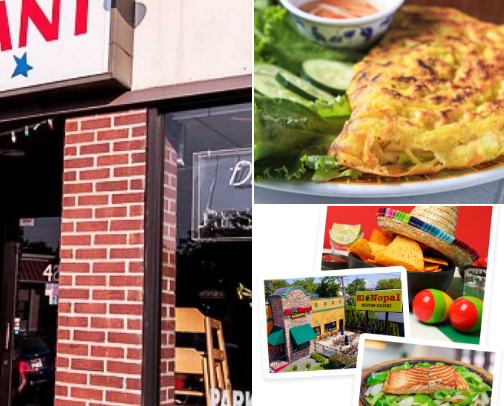 Eat the food. cover photo collage