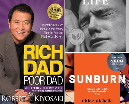 Books for Wealth 💵 and Life❤️ cover photo collage
