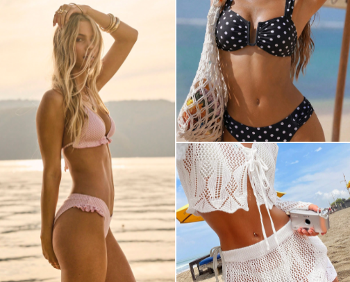Bathing suits and cover ups!! 👙🎀💖 cover photo collage