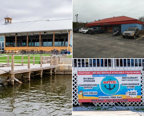 Lake Greenwood, SC and surrounding Restaurants cover photo collage
