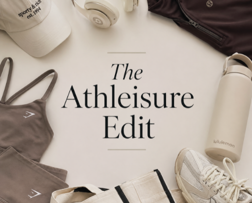 The Athleisure Edit cover photo collage