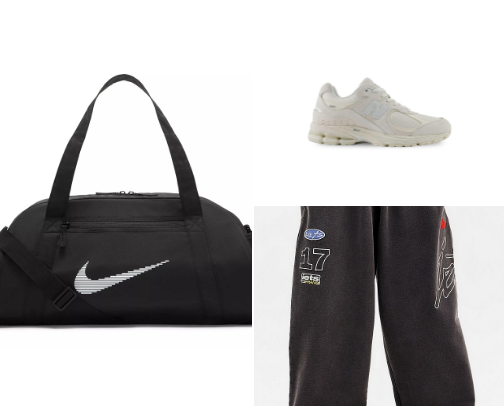 THE gym bag and clothing essentials! (the cool girl guide) cover photo collage