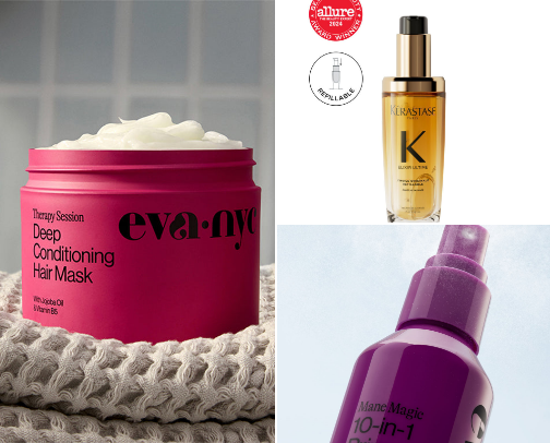 Tame, Treat & Shine: Must-Have Hair Care Essentials cover photo collage