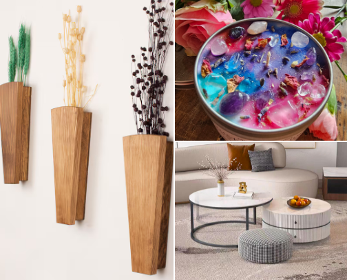 Spice up your rooms!! With some decorations candles, scents and more! cover photo collage