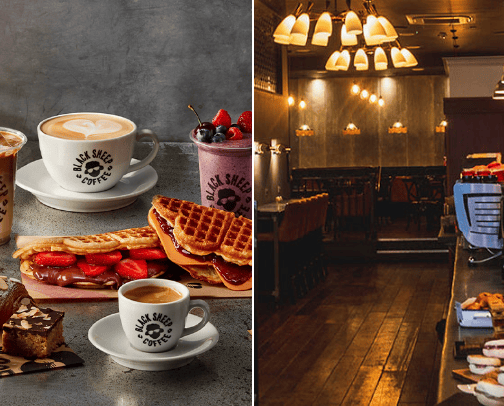 Coffee shops☕️ cover photo collage