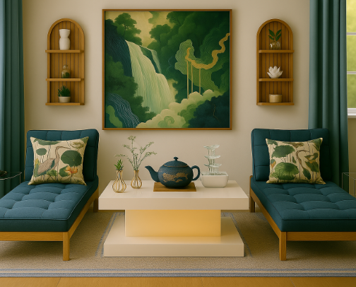 The Stillwater Retreat-“Where the water calms, the spirit clears.” cover photo collage