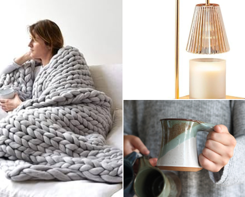 The Ultimate Cozy Home Edit: 25 Essentials for a Serene Space cover photo collage