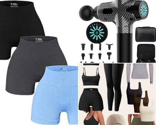 🏋🏽‍♀️ GYM MUST-HAVES (FEMALE EDITION) cover photo collage