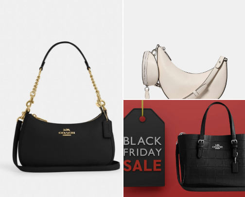 Classy and stylish handbags cover photo collage