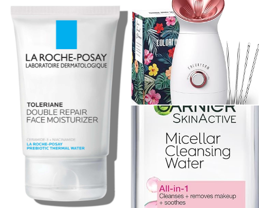 Skin care essentials cover photo collage