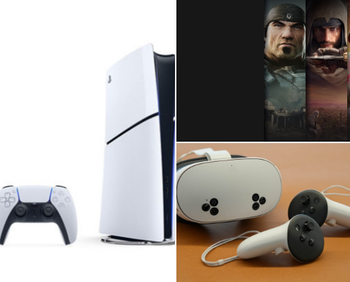 🎮 Level Up Zone – Trending Gaming & VR Must-Haves cover photo collage